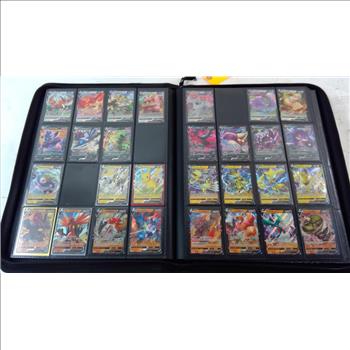Pokemon Trading Card Book, 50+ Cards