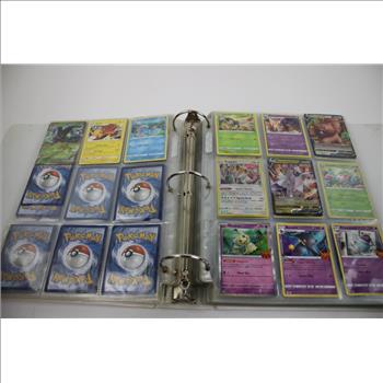 Pokemon Trading Card Games 100+ Pieces With Folder