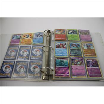 Pokemon Trading Card Games 100+ Pieces With Folder