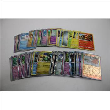 Pokemon Trading Card Games 100+ Pieces With Protective Card Sleeves