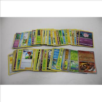 Pokemon Trading Cards 100+ Pieces With Pokemon Boxes