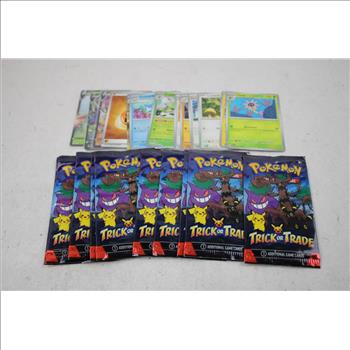Pokemon Trick Or Trade Card Packs, 30 Pieces