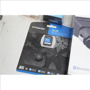 Polaroid 8GB Sd Card, Ematic Ipad Accessory Kit, Waterfi Shufle And More: 4 Items
