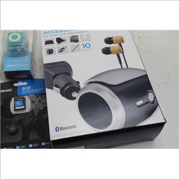 Polaroid 8GB Sd Card, Ematic Ipad Accessory Kit, Waterfi Shufle And More: 4 Items