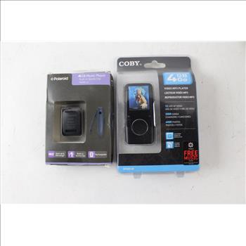 Polaroid And Coby MP3 Players, 2 Pieces