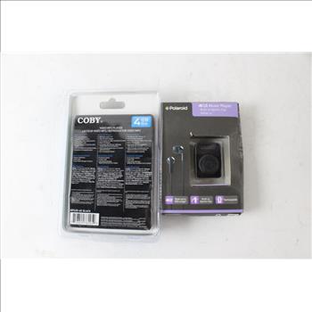 Polaroid And Coby MP3 Players, 2 Pieces