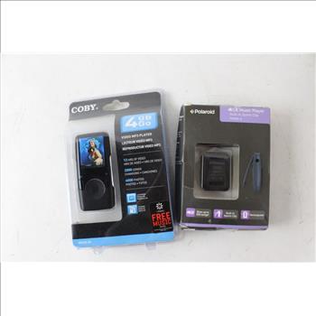 Polaroid And Coby MP3 Players, 2 Pieces
