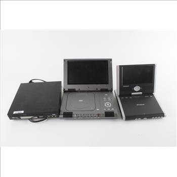 Polaroid Portable DVD Player And More, 3 Pieces