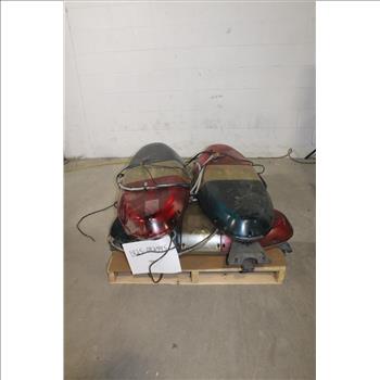 Police Light Bars, 4 Pieces