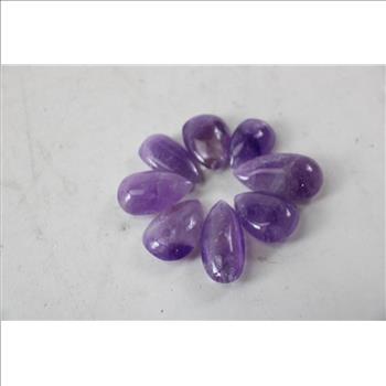 Polished Purple Stones, 10+ Count