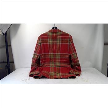 Polo By Ralph Lauren Men's Tweed Plaid Jacket, Size 40L