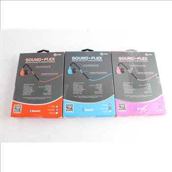 Pom Gear Wireless Bluetooth Headphones, 3 Pieces