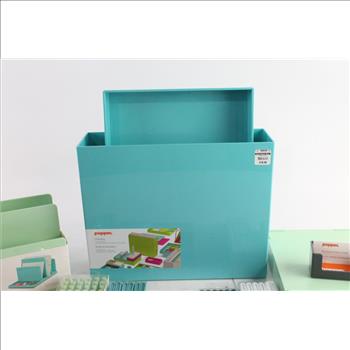 Poppin File Box And More, 11 Pieces
