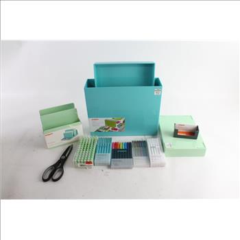 Poppin File Box And More, 11 Pieces
