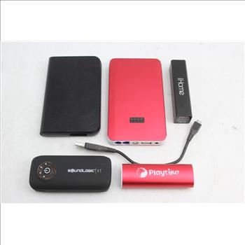 Portable Battery Packs, SoundLogic Xt, Portable Western Digital 250GB Hdd: 5 Items