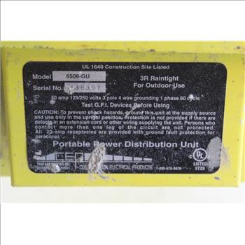 Portable Power Distribution Table