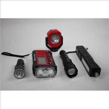 Portable Radio And Flashlight Bulk Lot, 15 Pieces