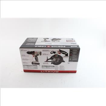 Porter Cable 20V Max Lithium 2-Tool Combo Kit