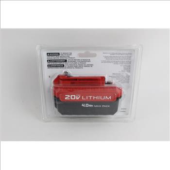 Porter Cable 20V Max Lithium Ion 4.0 AH Battery