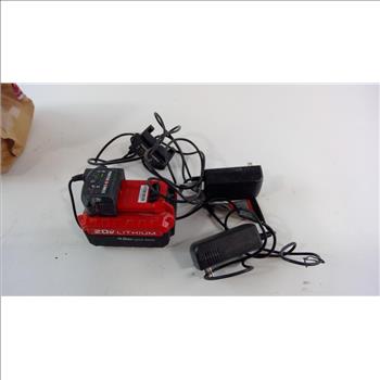 Porter Cable Battery Charger And More, 3 Pieces
