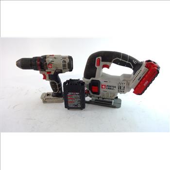 Porter Cable Cordless Drill And Jigsaw Tool
