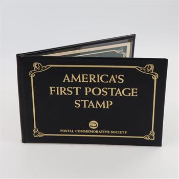 Postal Commemorative Society America's First Postage Stamp