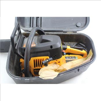 Poulan Pro Pp4018 Gas Powered Chainsaw And Case