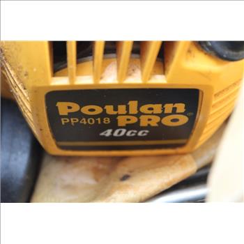 Poulan Pro Pp4018 Gas Powered Chainsaw And Case