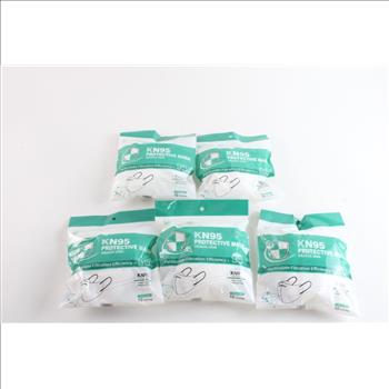 Powecom KN95 Protective Mask, 5 Pieces