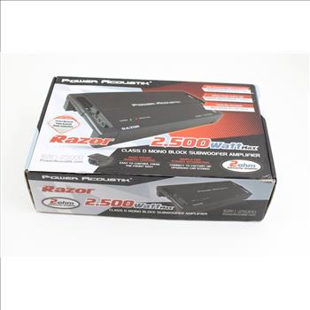 Power Acoustik RZR1-2500D Monoblock Car Stereo Amplifier
