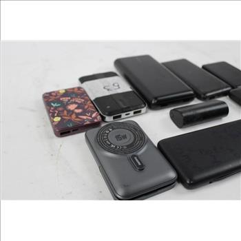 Power Bank Bulk Lot, 9 Pieces