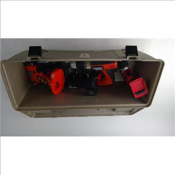 Power Drills & Battery Pack Lot, 9 Pieces