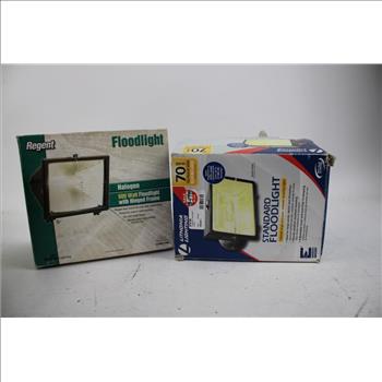 Power Inlet Box, Floodlights, LED Security Lighting Wall Pack, 4 Pieces