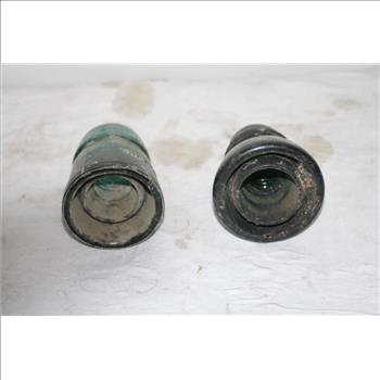 Power Line Glass Insulators, 14 Pieces