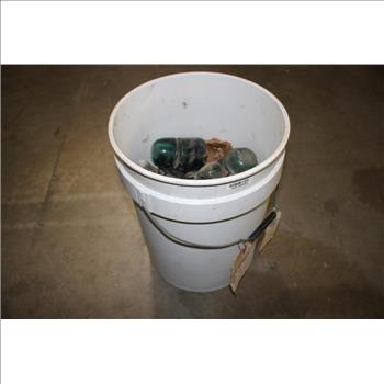 Power Line Glass Insulators, 14 Pieces