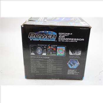 Power Torque 12V Portable Air Compressor