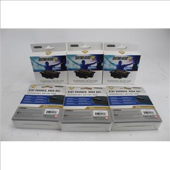 PowerA Guitar Hero Live Rechargeable Battery Packs; 6 Pieces