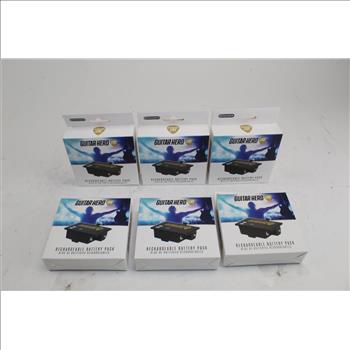 PowerA Guitar Hero Live Rechargeable Battery Packs; 6 Pieces