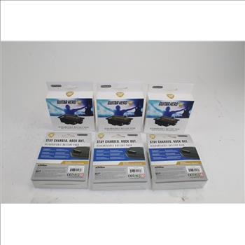 PowerA Guitar Hero Live Rechargeable Battery Packs; 6 Pieces