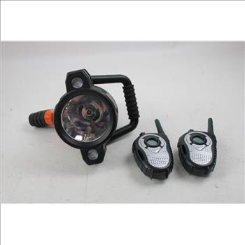 Powerbanks, 2-Way Radios, Black & Decker Flashlight, And Doorbell Cameras, 7 Pieces