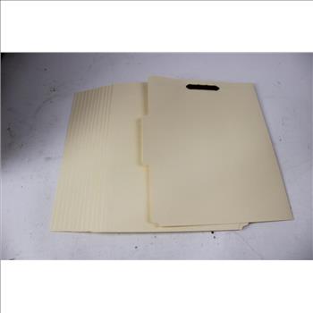 PowerShot Pro Stapler Gun 8000, And Quill Letter Size 50 Pc File Folders