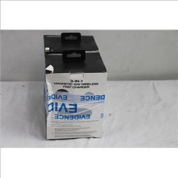 PowerXcel 3-in-1 Magnetic 15W Wireless Fast Charger, 2 Pieces