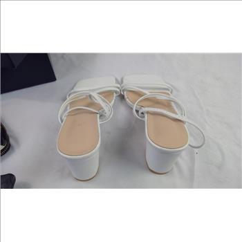 Prada Beauty Box, Kate Spade, Coach, White Heels