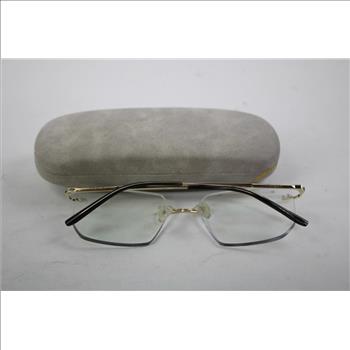 Prada Gold Framed Glasses