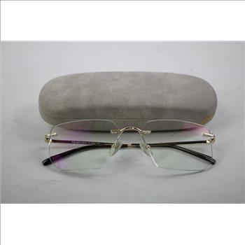 Prada Gold Framed Glasses