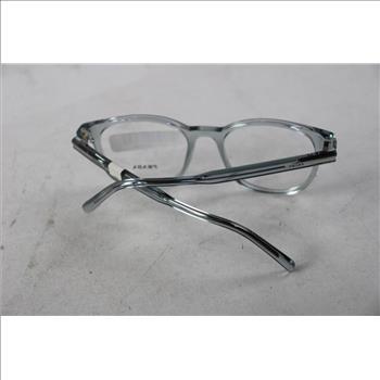 Prada Men's PR A15V Transparent Azure Eyeglasses