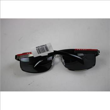 Prada Men's Sports Rectangle Prescription Polarized Sunglasses