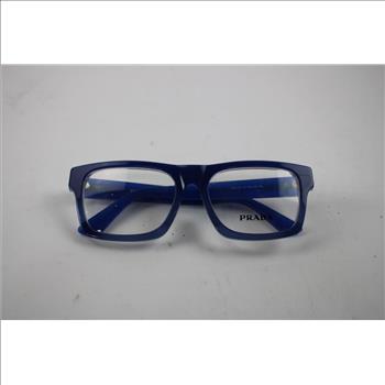 Prada Rectangle Eyeglasses, Blue