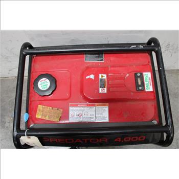 Predator 4000W Gas Powered Portable Generator