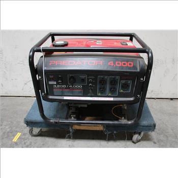 Predator 4000W Gas Powered Portable Generator